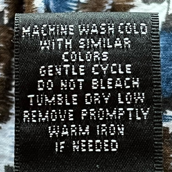 Mossimo Pleated Skirt, Blue Brown | 16 - Picture 12 of 13